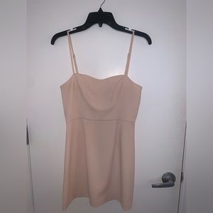 French connection mini light pink dress size small